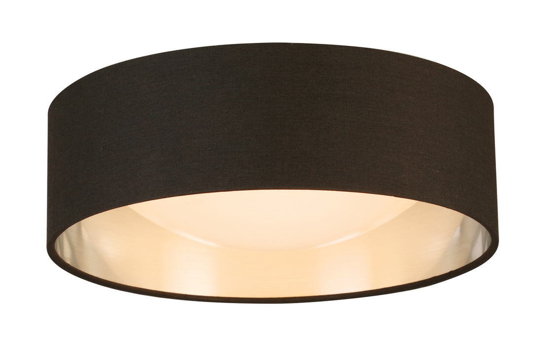 Eglo Orme 204718A Ceiling Light - Black/Brushed Nickel