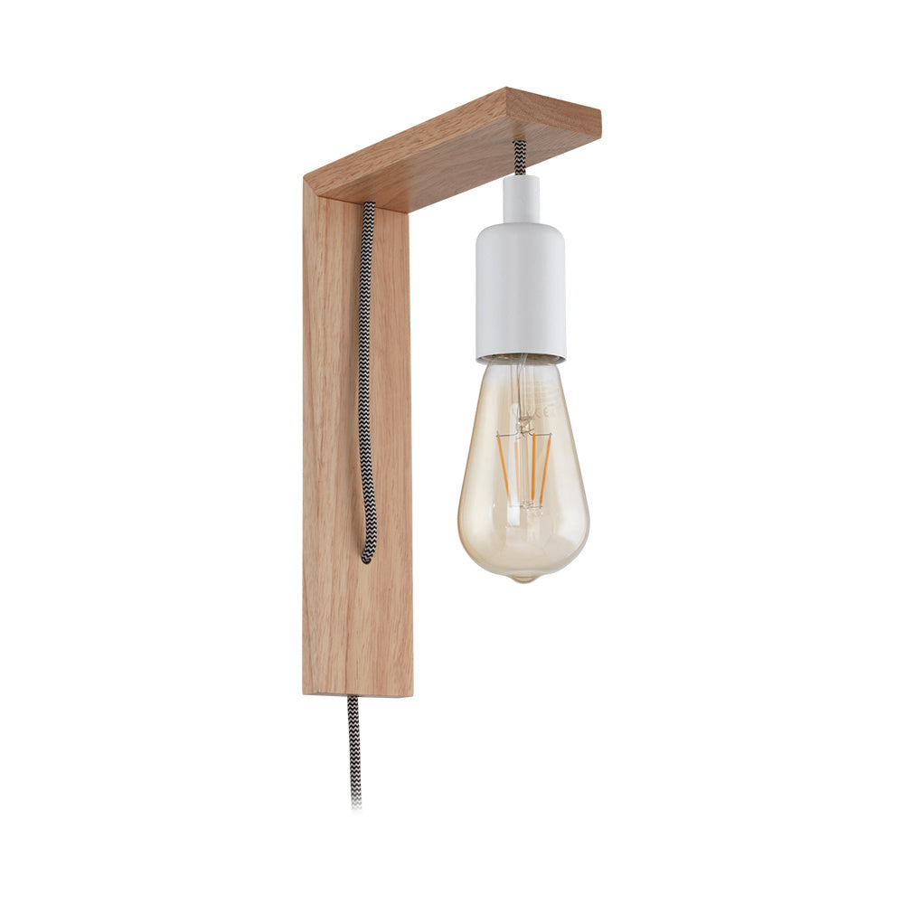Eglo Tocopilla 204966A Wall Sconce Light - Natural Wood