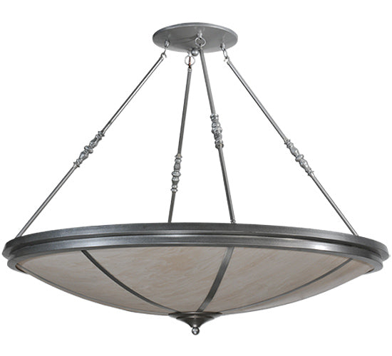Meyda Tiffany Commerce 114904 Pendant Light - Nickel Faux Alabaster Acrylic Sb In
