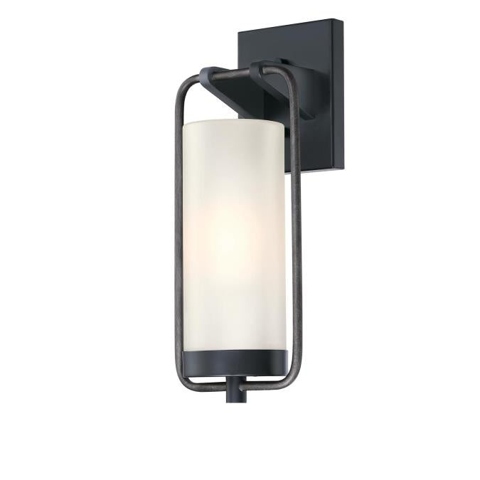 Westinghouse Lighting 6114400  Galtero Outdoor Matte Black & Distressed Aluminum