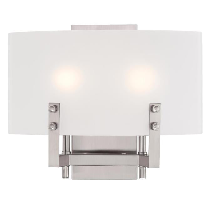 Westinghouse Enzo James 6369600 Wall Sconce Light - Brushed Nickel