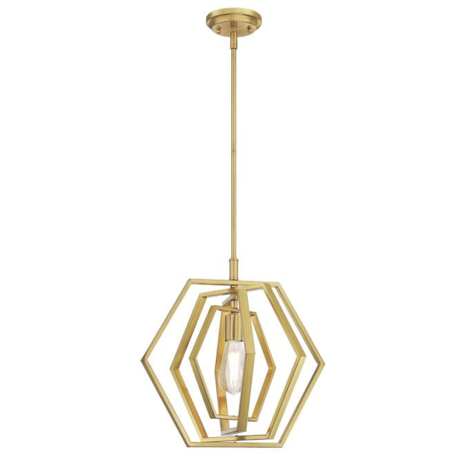 Westinghouse Holly 6369700 Pendant Light - Champagne Brass