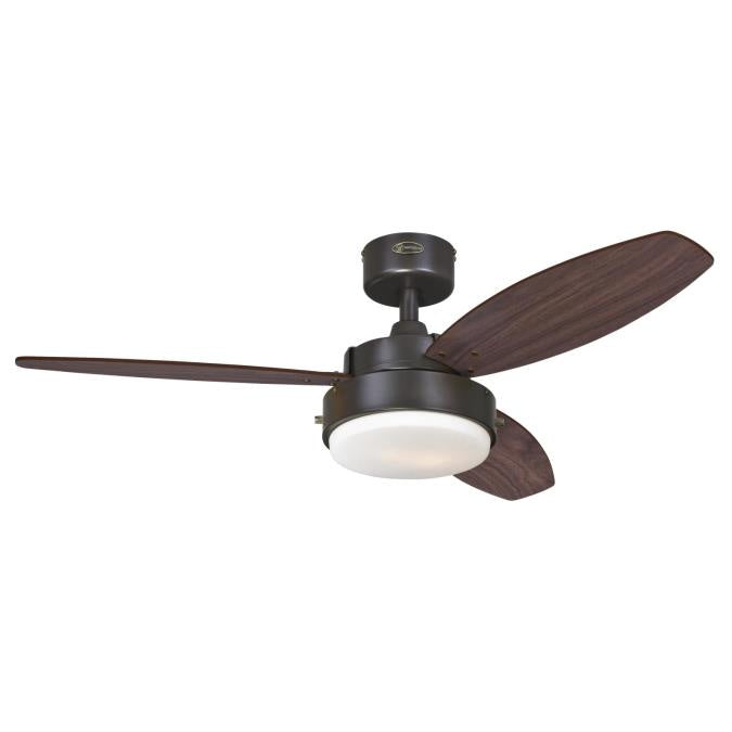 Westinghouse Alloy 7222500 Ceiling Fan - Oil Rubbed Bronze, Walnut / Family Oak/