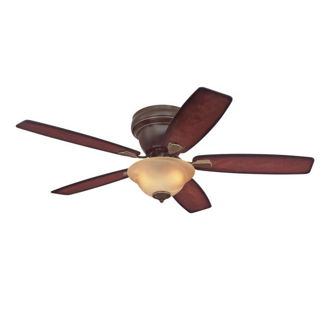 Westinghouse Sumter 7230600 Ceiling Fan - Classic Bronze, Shaded Applewood / Dark Cherry/