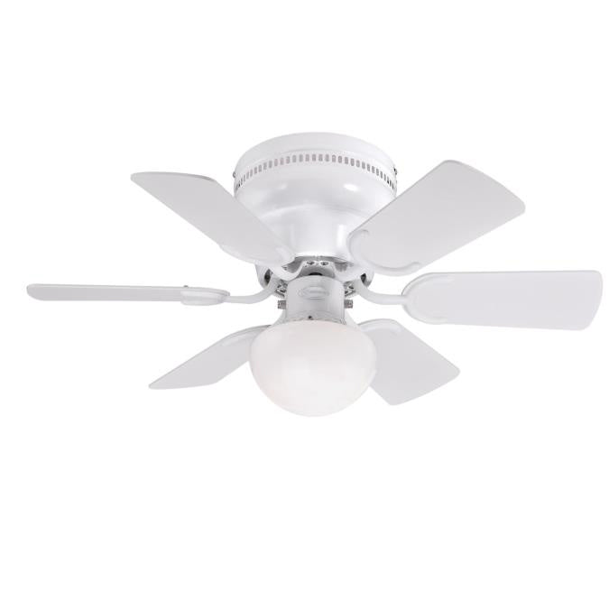 Westinghouse Petite 7230800 Ceiling Fan - White, White / White Wshd Pine/