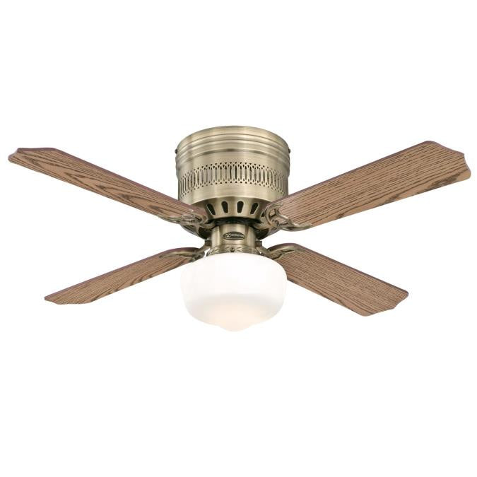 Westinghouse Casanova Supreme 7230900 Ceiling Fan - Antique Brass, Oak / Walnut/