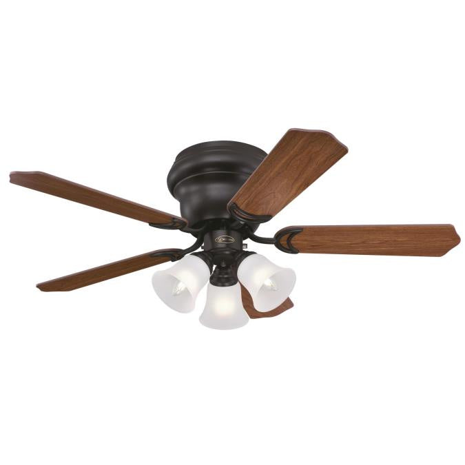 Westinghouse Contempra Trio 7231300 Ceiling Fan - Oil Rubbed Bronze, Dark Cherry / Walnut/