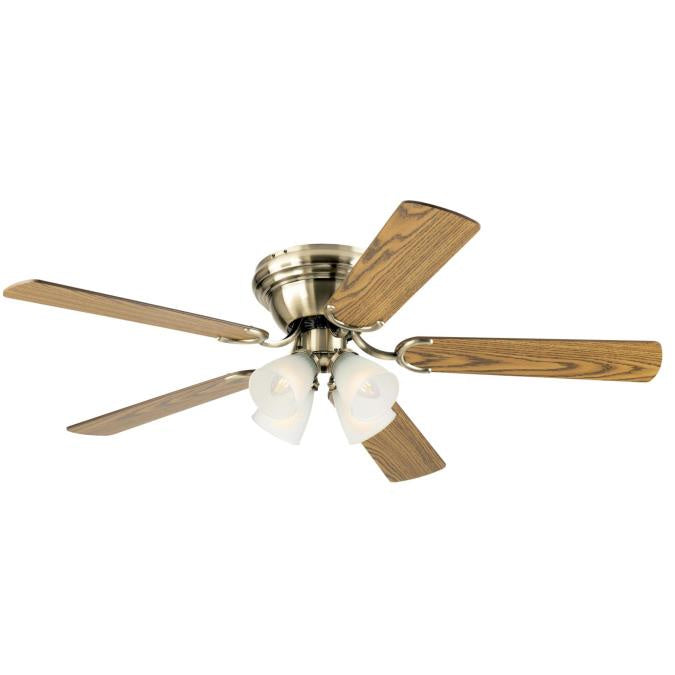 Westinghouse Contempra Iv 7232200 Ceiling Fan - Antique Brass, Oak / Walnut/