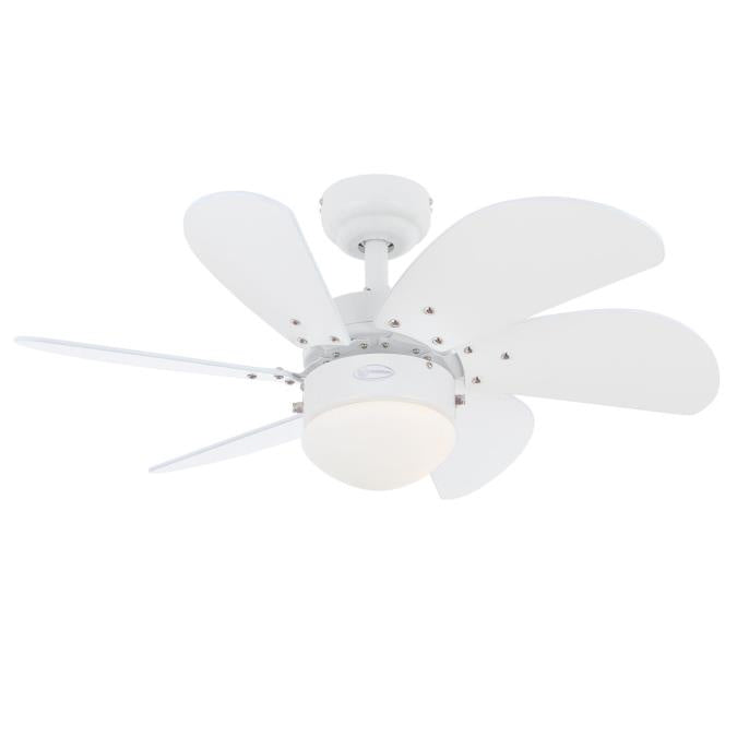 Westinghouse Turbo Swirl 7234400 Ceiling Fan - White, White/