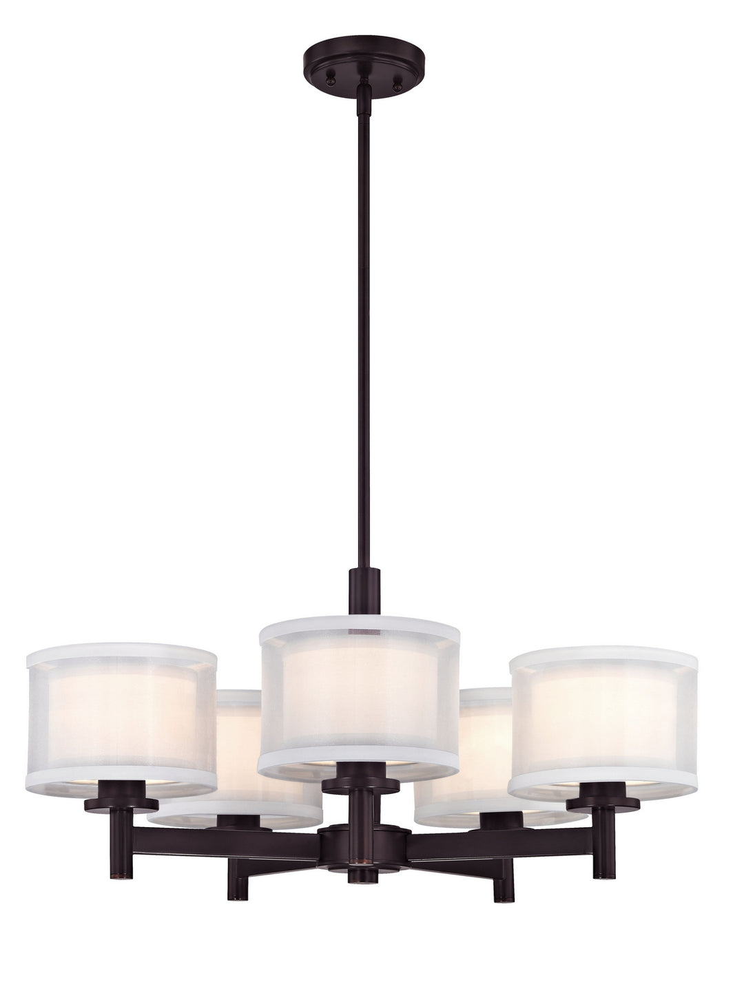 Dolan Designs Double Organza 1270-30 Chandelier Light - Royal Bronze