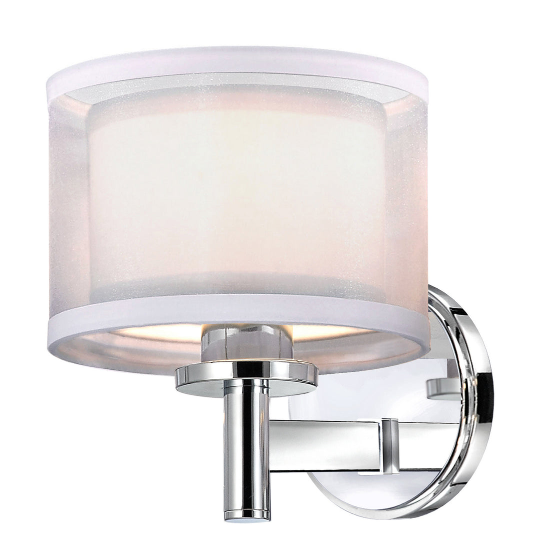 Dolan Designs Double Organza 1277-26 Wall Light - Chrome