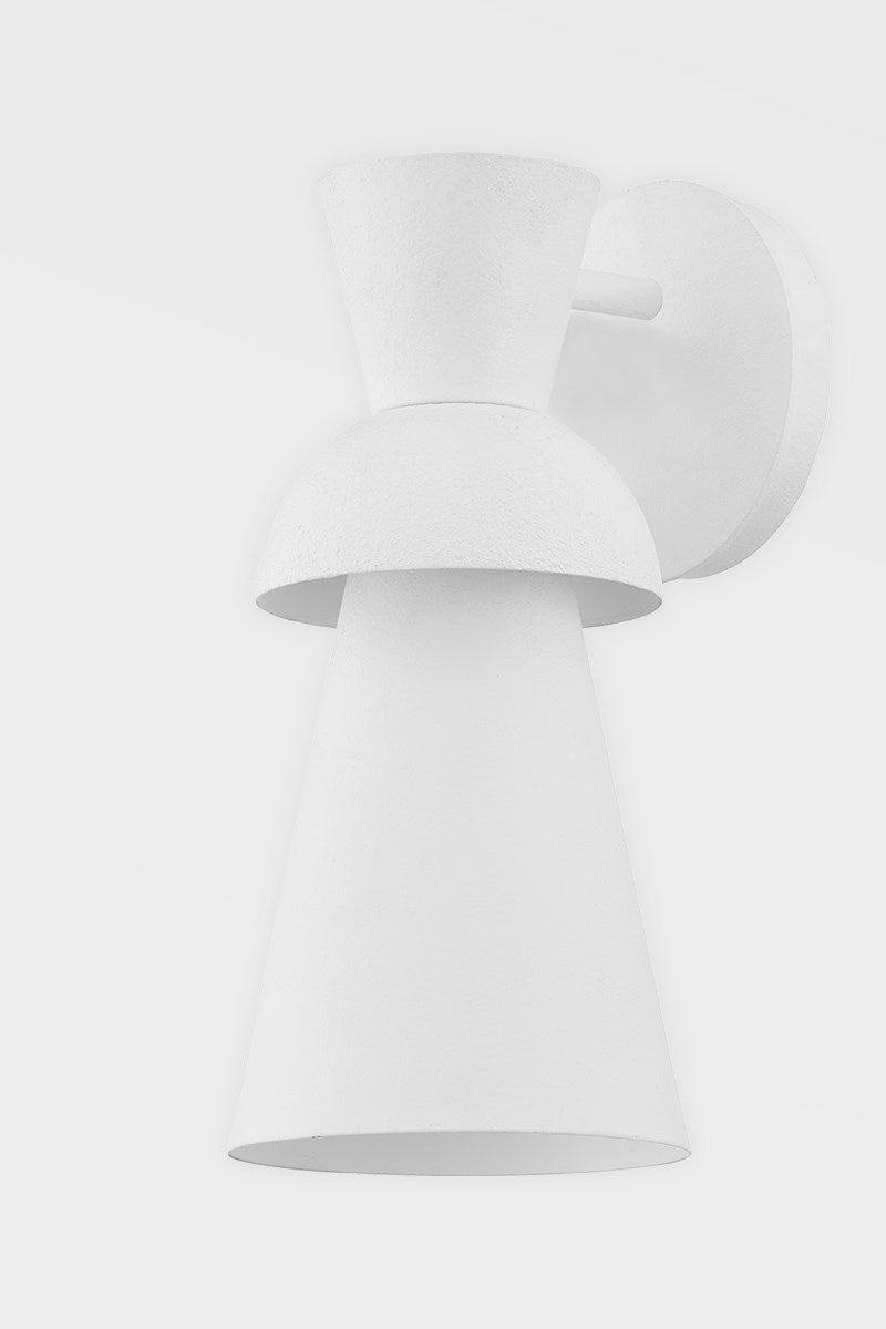 Troy Florence B7901-GSW Wall Sconce Light - Gesso White