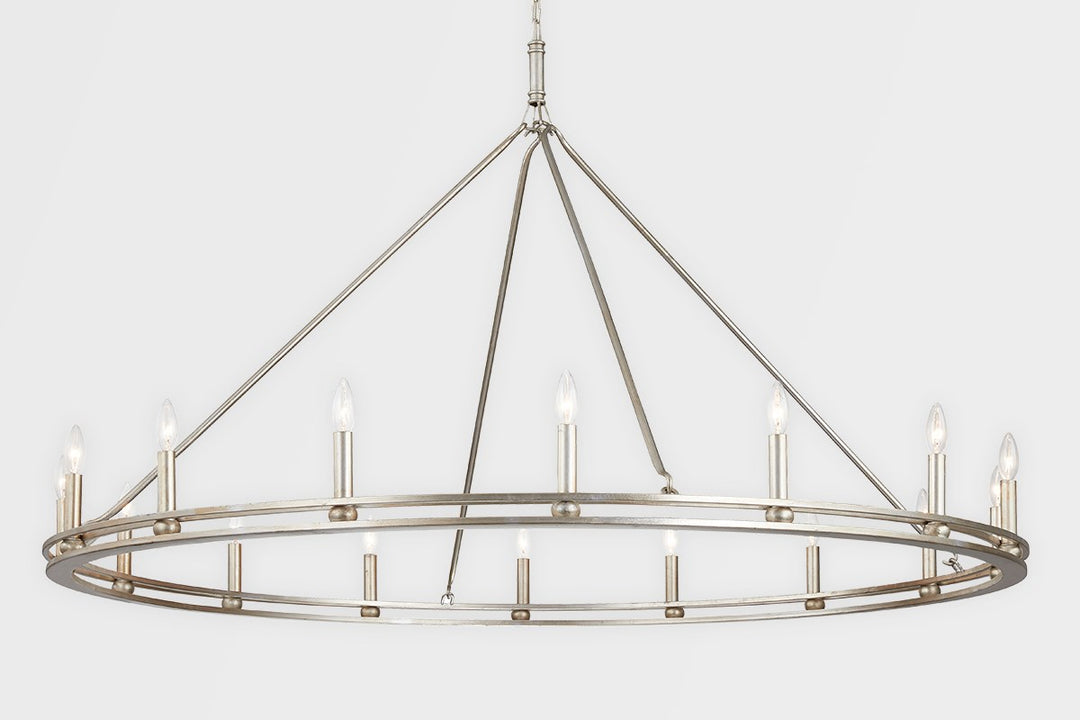 Troy Sutton F6244-CPL Chandelier Light - Champagne Silver Leaf