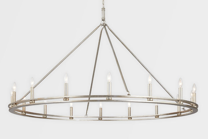 Troy Sutton F6244-CPL Chandelier Light - Champagne Silver Leaf