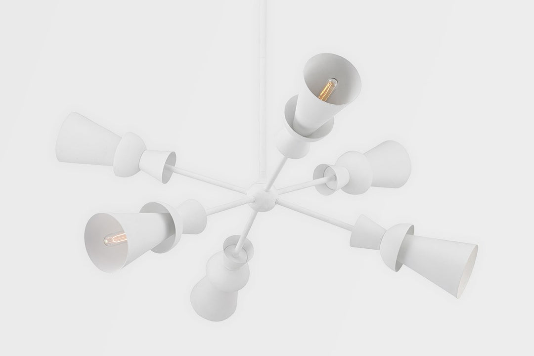 Troy Florence F7906-GSW Chandelier Light - Gesso White