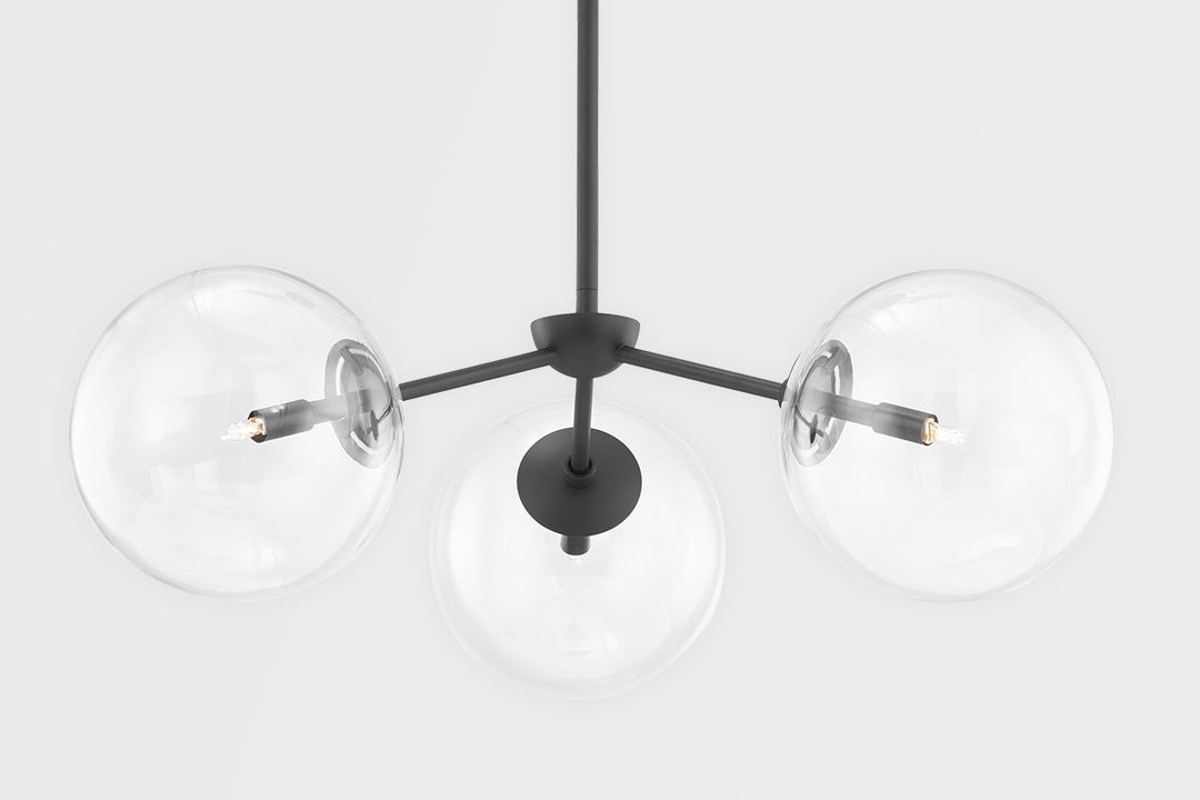 Troy Madrid F8203-SBK Chandelier Light - Soft Black