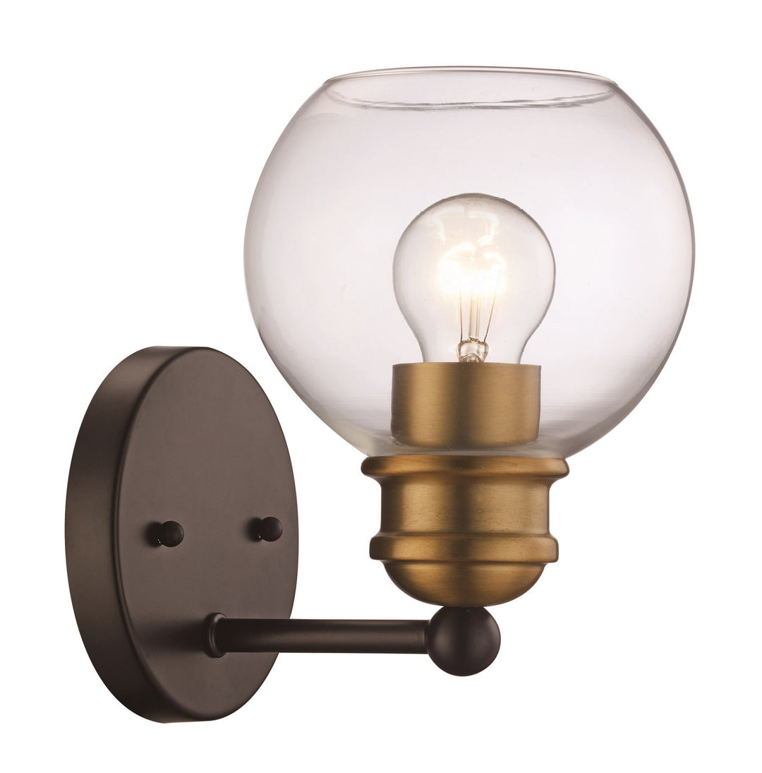 Trans Globe Imports 22051 BK-AG Wall Light -