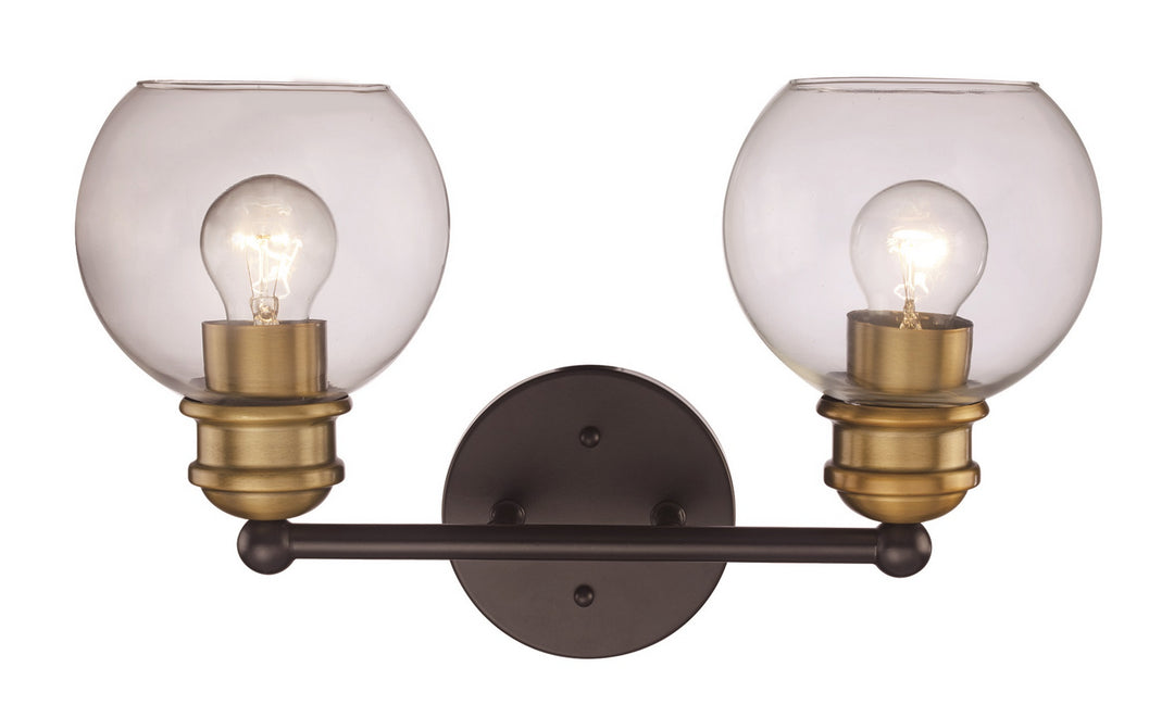 Trans Globe Imports 22052 BK-AG Bath Vanity Light