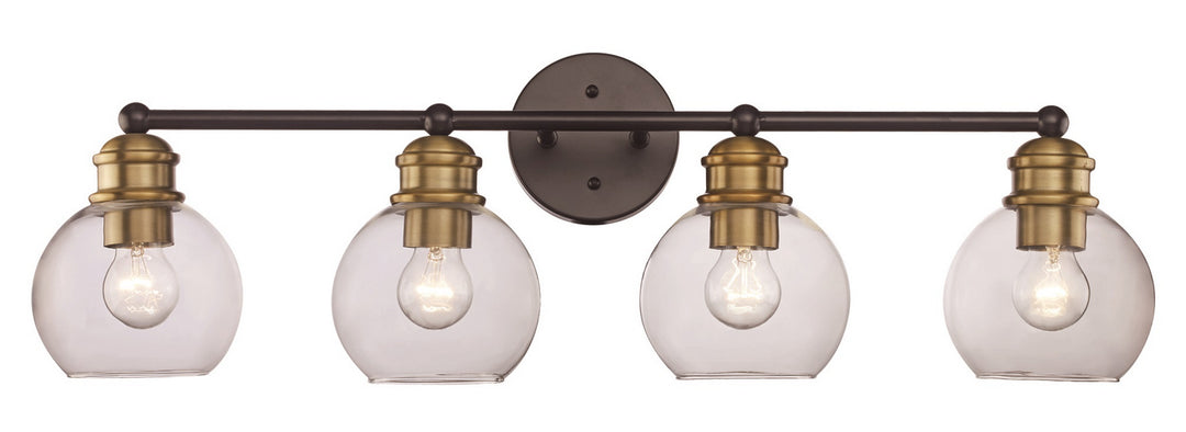 Trans Globe Imports 22054 BK-AG Bath Vanity Light