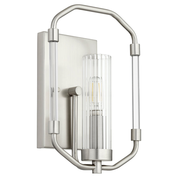 Quorum Citadel 5163-1-65 Wall Sconce Light - Satin Nickel
