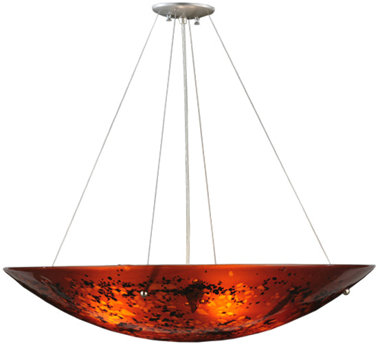 Meyda Tiffany Metro Fusion 115012 Pendant Light - Amber/Screen/Green Clear Chunks