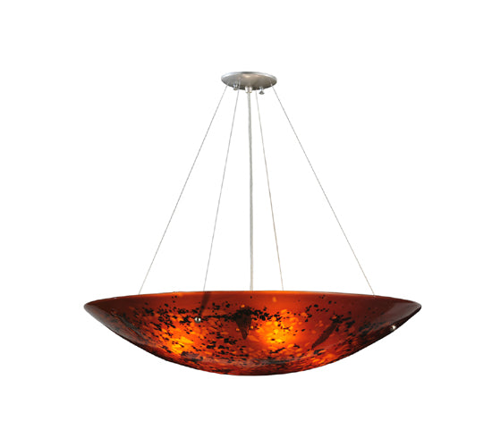 Meyda Tiffany Metro Fusion 115012 Pendant Light - Amber/Screen/Green Clear Chunks