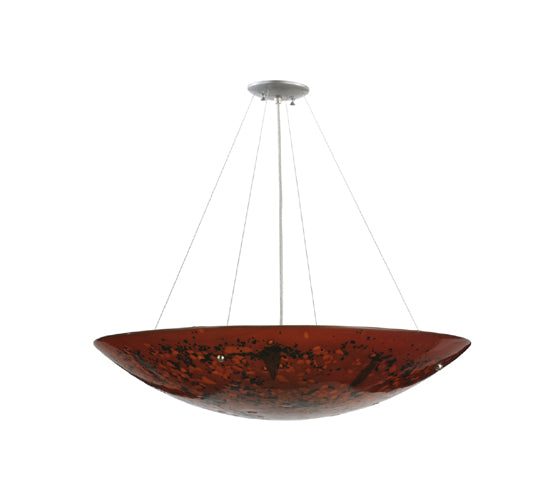 Meyda Tiffany Metro Fusion 115012 Pendant Light - Amber/Screen/Green Clear Chunks
