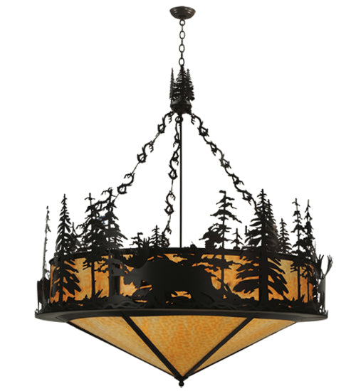 Meyda Tiffany Moose At Dusk 115032 Pendant Light - Timeless Bronze