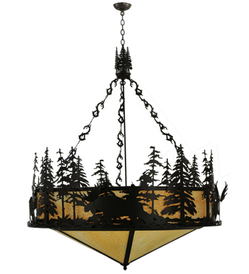 Meyda Tiffany Moose At Dusk 115032 Pendant Light - Timeless Bronze