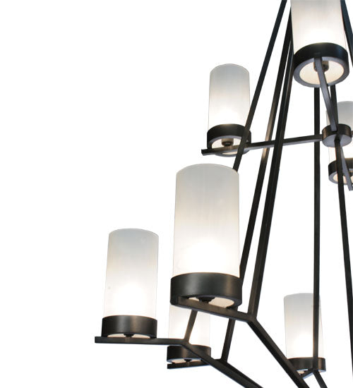 Meyda Tiffany Galen 115096 Chandelier Light - Smoke/Frosted Glass