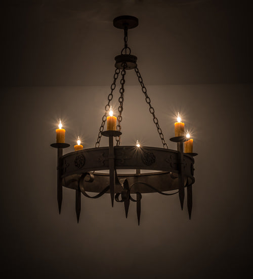 Meyda Tiffany Calandra 115167 Chandelier Light - Timeless Bronze