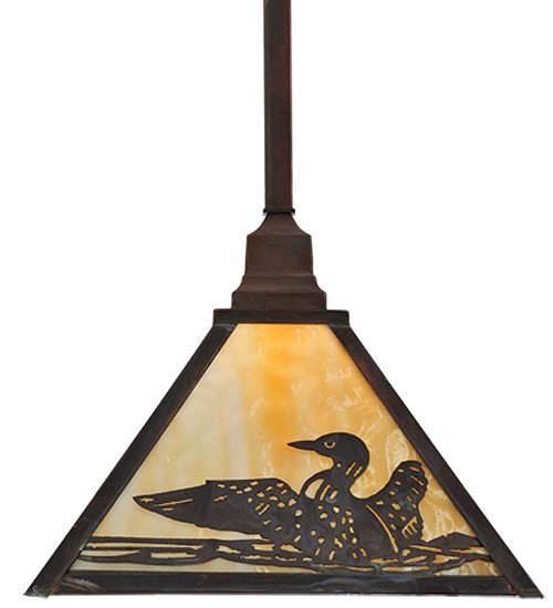 Meyda Tiffany Loon 115196 Pendant Light - Vintage Copper