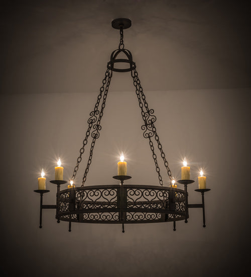 Meyda Tiffany Toscano 115209 Chandelier Light - Rust