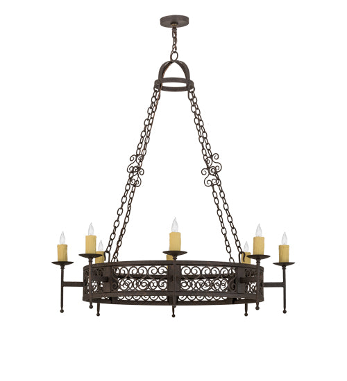 Meyda Tiffany Toscano 115209 Chandelier Light - Rust