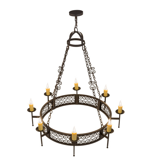 Meyda Tiffany Toscano 115209 Chandelier Light - Rust