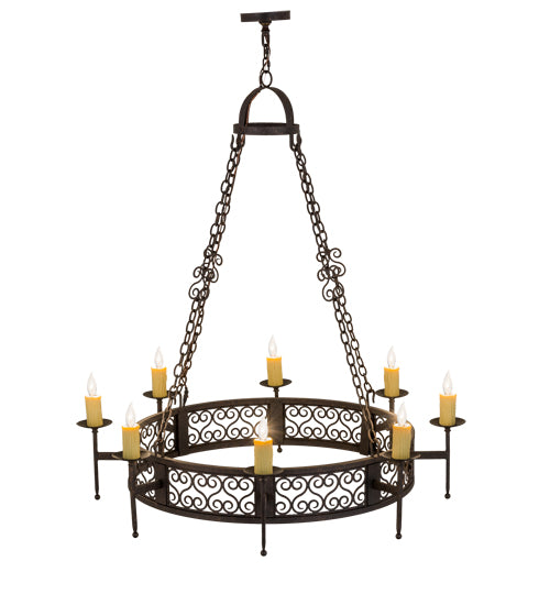 Meyda Tiffany Toscano 115209 Chandelier Light - Rust