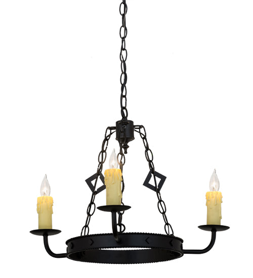 Meyda Tiffany Elvita 115232 Chandelier Light - Blackwash