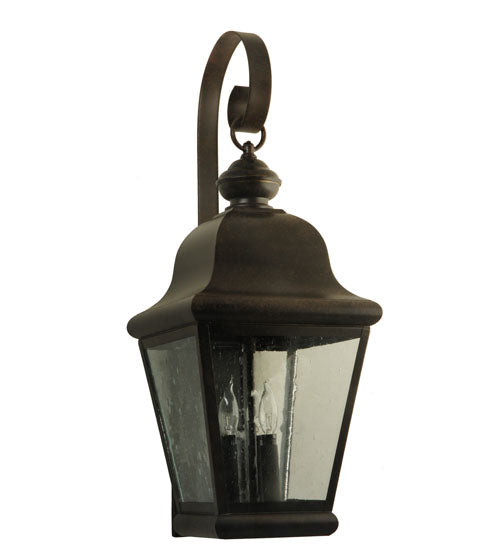 Meyda Tiffany Lighting 115253 Lapalma Three Light Wall Sconce Outdoor Bronze / Dark