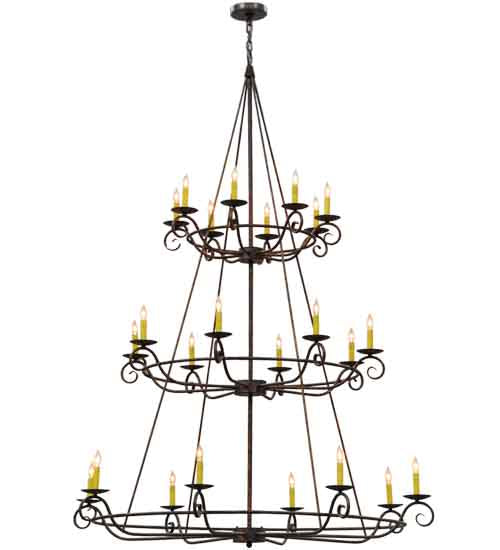 Meyda Tiffany Estrella 115255 Chandelier Light - Gilded Tobacco