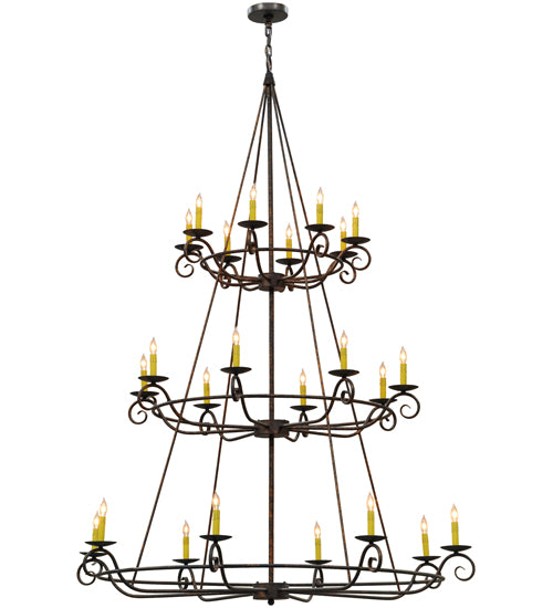 Meyda Tiffany Estrella 115255 Chandelier Light - Gilded Tobacco