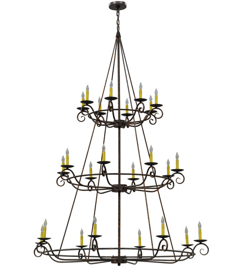 Meyda Tiffany Estrella 115255 Chandelier Light - Gilded Tobacco