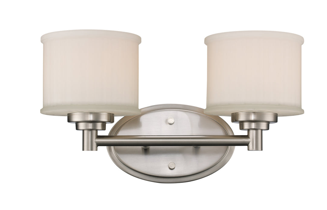 Trans Globe Imports Cahill 70722 BN Bath Vanity Light 15 in. wide - Brushed Nickel