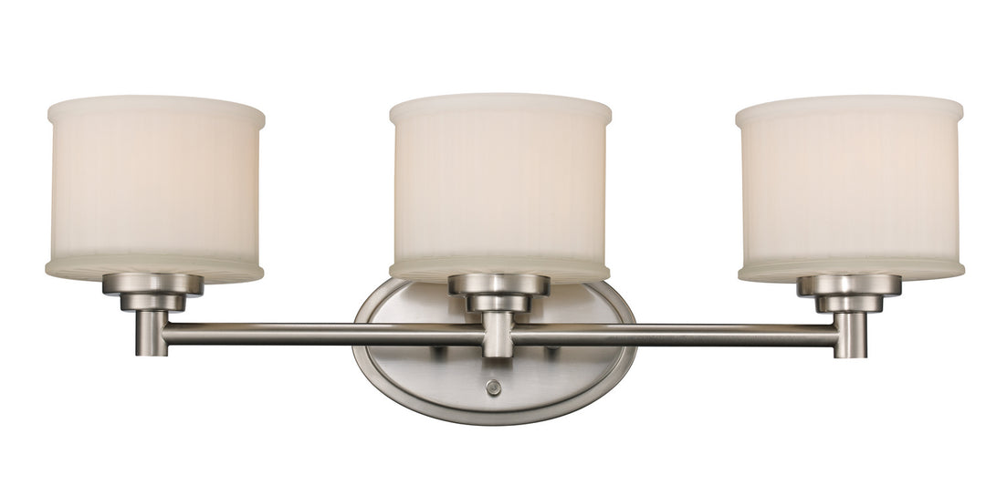 Trans Globe Imports Cahill 70723 BN Bath Vanity Light 24 in. wide - Brushed Nickel