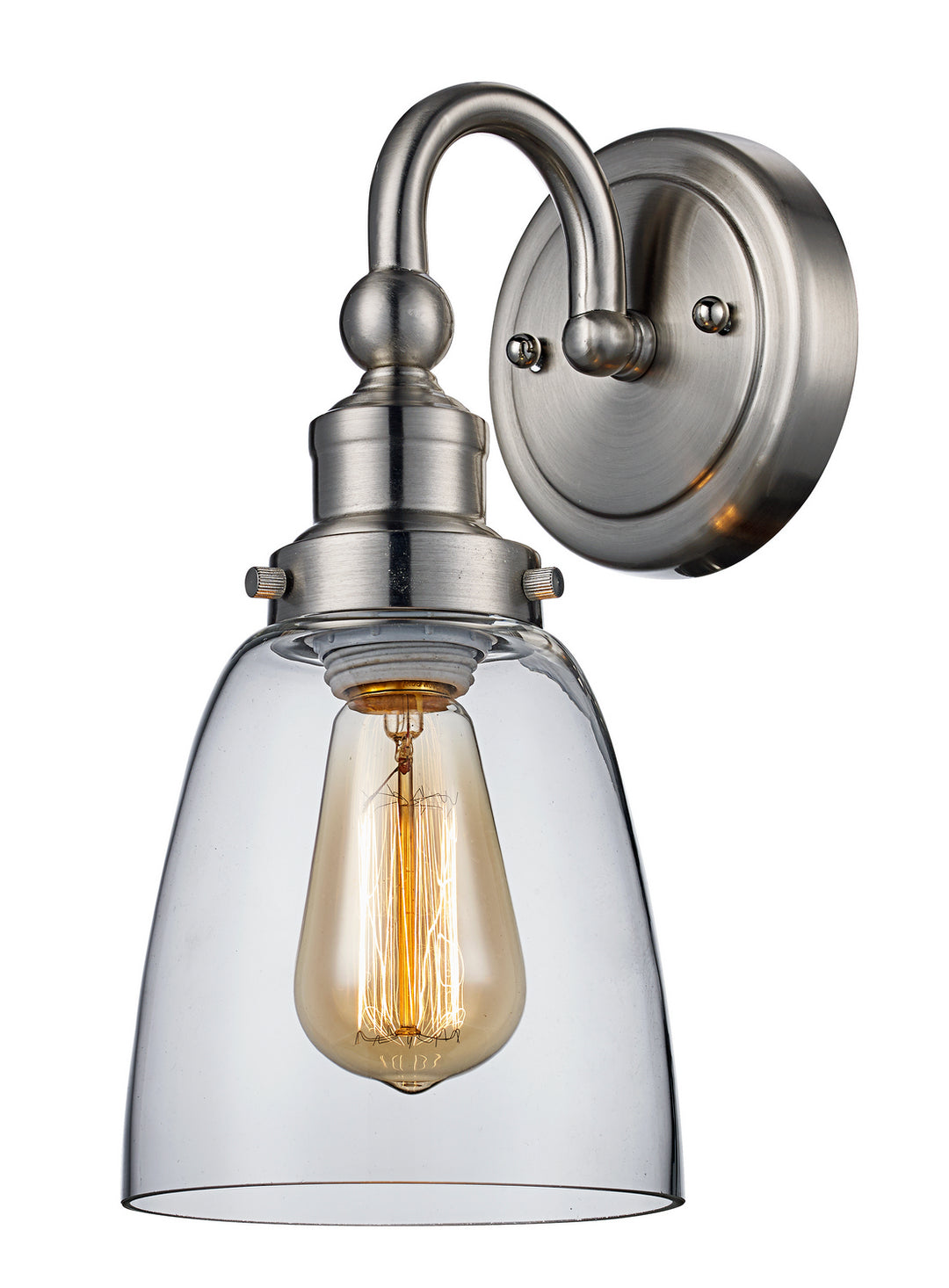 Trans Globe Imports Jennifer 70831 BN Wall Light - Brushed Nickel