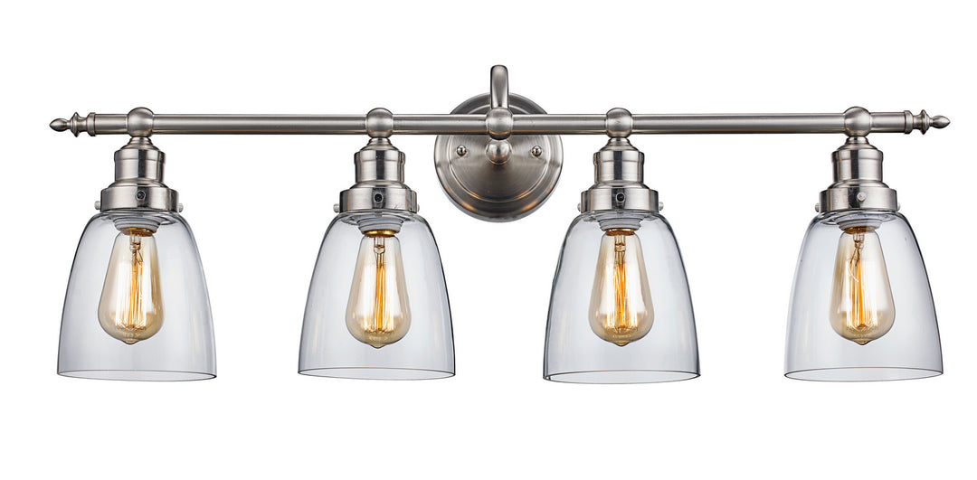 Trans Globe Imports 70834 BN Bath Vanity Light 31 in. wide - Brushed Nickel