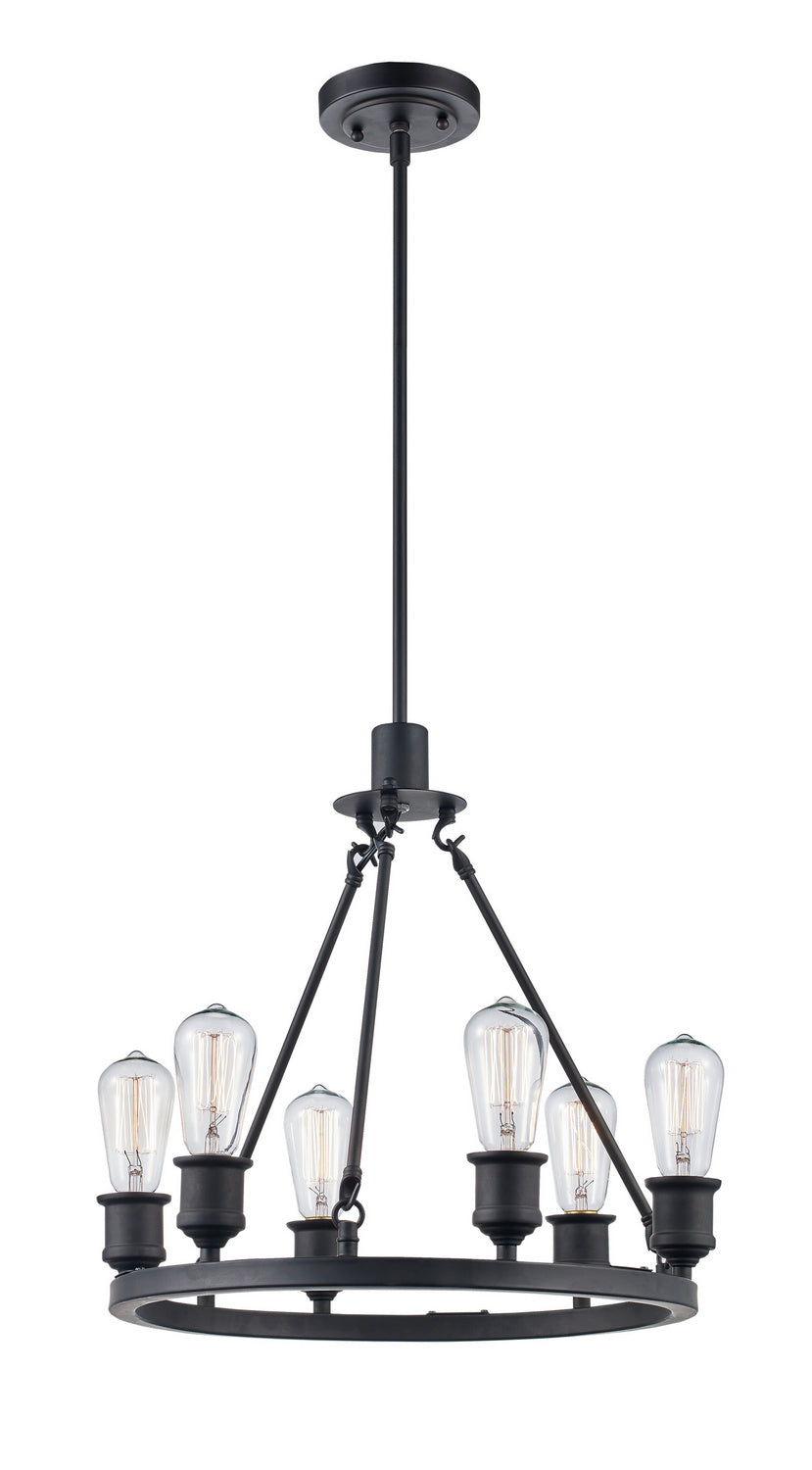 Trans Globe Imports Underwood 70846 ROB Chandelier Light - Rubbed Oil Bronze