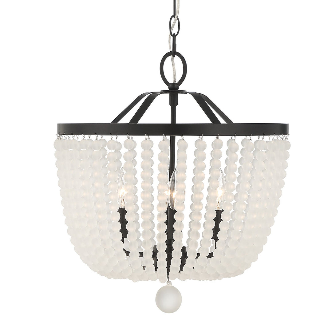 Crystorama Lighting 604-MK-FR Rylee  Matte Black