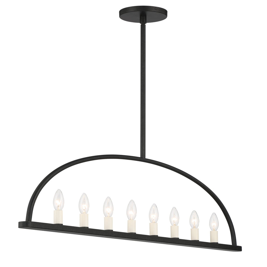 Crystorama Lighting ABB-3007-BK Abbott  Black