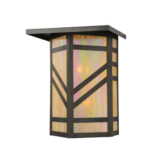 Meyda Tiffany Santa Fe 115370 Wall Light - Craftsman Brown