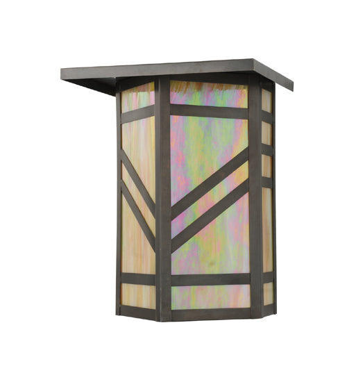 Meyda Tiffany Santa Fe 115370 Wall Light - Craftsman Brown